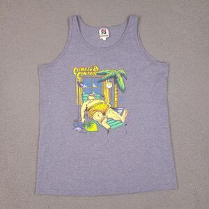 Vintage Signal‎ Tank Top Mens Large Purple 1994 Climate Control Artwear USA Made